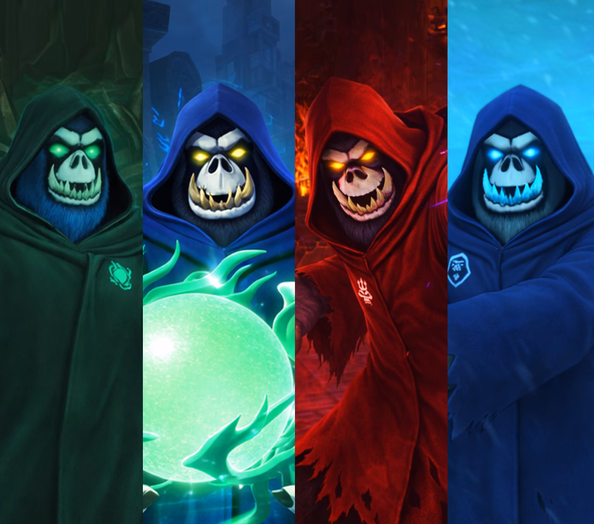 Primal Cult hooded characters